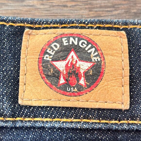 Red Engine Jeans Womens 28x29 Blue Ruby Bootcut Denim Stretch Made in USA - Picture 4 of 11